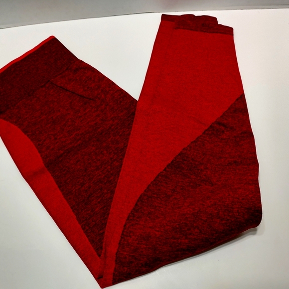 PINK Seamless Leggings in Red tones - Sz Large - Picture 2 of 7